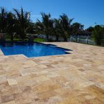 Gold French Pattern Travertine Paver 2 Gold-Travertine-French-Pattern-Paver-Pool-Area-Project-Pic