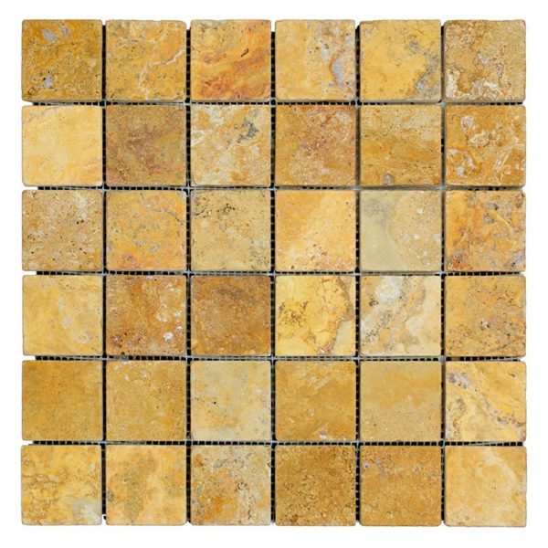 Gold-Tumbled-Travertine-Mosaic-Tiles-2x2-Product-Pic