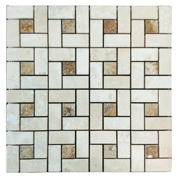 Ivory-Noche-Mix-Pinwheel-Travertine-Mosaic-Tile-Product-Pic