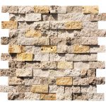 Mix 1"x2" Splitface Ledger 1 Mix-1×2-Travertine-Splitface-Ledger-Product-Pic