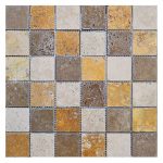 Mix 2"x2" Travertine Mosaic 1 Mixed-2×2-Travertine-Mosaic-Product-Pic