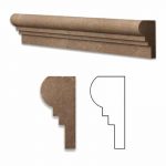 Noche Double Ogee Travertine Molding 1 Noche Double Ogee Product Pic