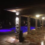 Autumn Blend French Pattern Travertine Paver 5 Valencia-French-Pattern-Paver-Nighttime-Floor-Pic