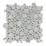 White Wood Bubble Limestone Mosaic 1 White-Wood-Bubble-Limestone-Mosaic-Tile-Product-Pic