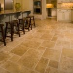 Walnut French Pattern Travertine Tile 4 walnut-french-pattern-tile-Floor-Jobside-Kitchen-Pic