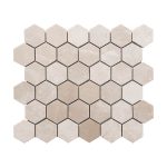 Botticino Hexagon Marble Mosaic 1 bottichino-hexagon-marble-mosaic-tile-Product-Pic