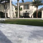 Ice White 6"x12" Marble Paver 12 Ice-White-Tumbled-6×12-Paver-Outdoor-Driveway-Pic-10
