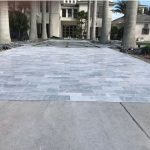Ice-White-Tumbled-6×12-Paver-Outdoor-Driveway-Pic-2