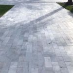 Ice White 6"x12" Marble Paver 5 Ice-White-Tumbled-6×12-Paver-Outdoor-Driveway-Pic-4