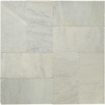 Ice White 6"x12" Marble Paver 1 Ice White Tumbled 6x12 paver product pic