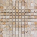Leonardo 1"x1" Travertine Mosaic 1 1×1-Leonardo-Tumbled-Travertine-Mosaic