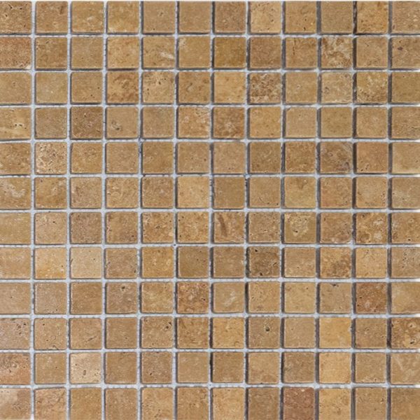 1x1-Walnut-Noce-Tumbled-Travertine-Mosaic