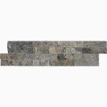 Silver 6"x24" Splitface Ledger 1 6×24-Silver-Premium-Select-Splitface-Ledgestone-Travertine-Panel