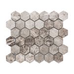 Tundra Gray Hexagon Marble Mosaic 1 stoneline-tundra-grey-hexagon-marble-mosaic-tile5