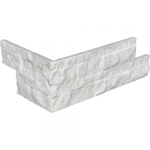 White Carrara Splitface Ledger Corner 22 white carrara splitface ledger corner