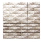 Diamond White Wood Marble Mosaic 1 diamond-white-wood-marble-mosaic